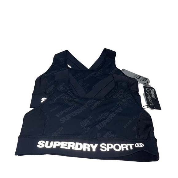 NWT SuperDry Sport 2 Bras Size 6 - Picture 2 of 5